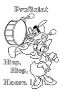 Donald Duck kleurplaat 9